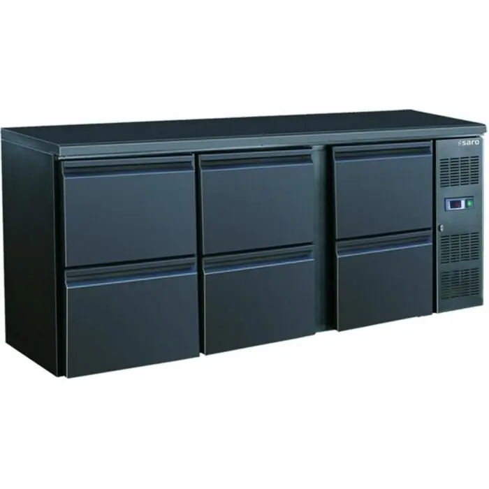 SARO Barkühler mit 3x2 Schubladen, Modell BC 3100-6S Günstig