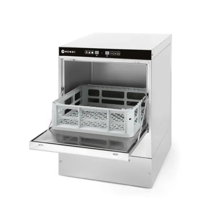 Markenprodukt Hendi Geschirrspüler K40 elektronisch mit Laugen- \\u0026 Spülmittelpumpe