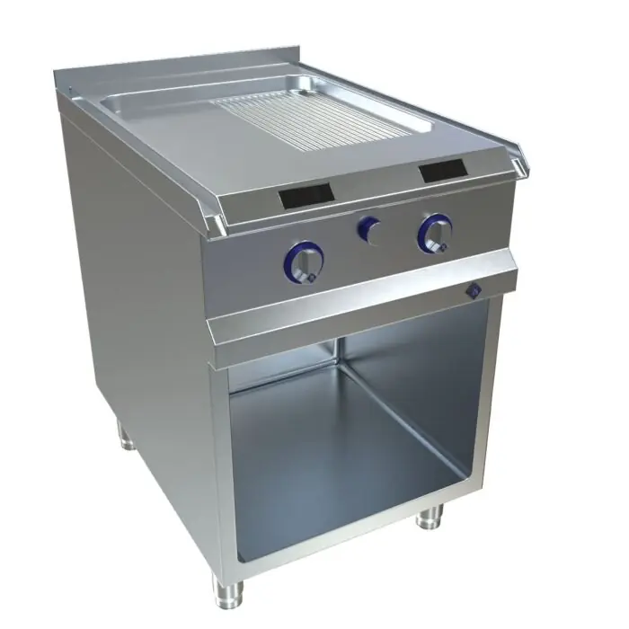 Neu Im Sortiment MKN Optima 850 Elektro Griddleplatte 600  halb geriffelt MaxPower mit OPTIMA Control