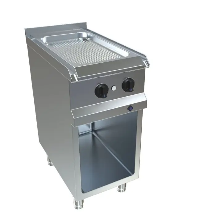 Wochenendangebot MKN Optima 700 Elektro Griddleplatte 400 MaxPower ganz geriffelt