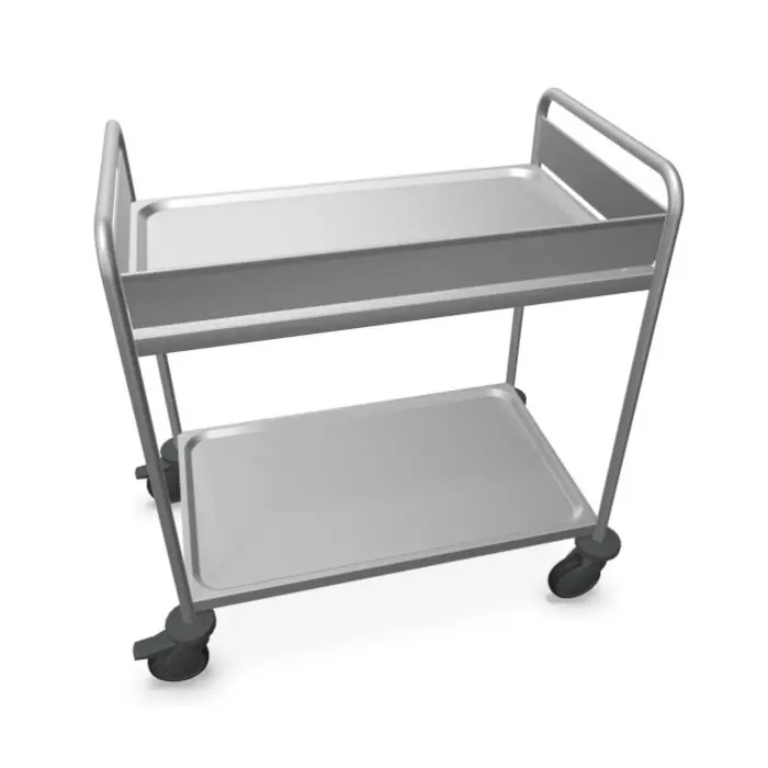 Gratis Versand B.PRO Abräumwagen ARW 9x6-2 Etagen mit Kunststoff-Rollen