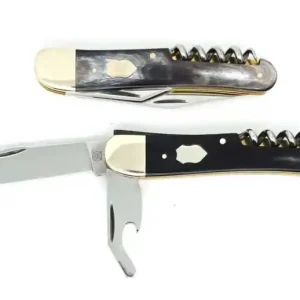 098 HARTKOPF Taschenmesser Bunthorn 4-teilig Super okazja