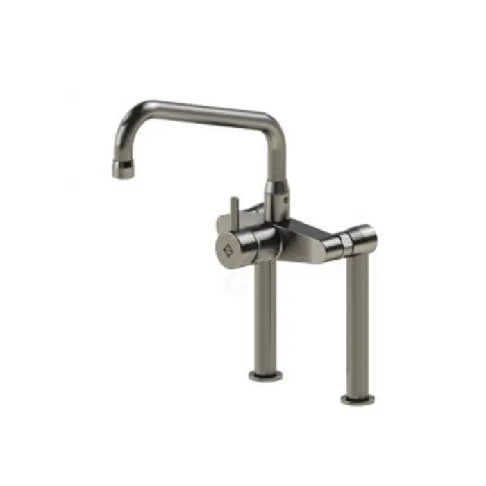 Neue Ware Echtermann Zweiloch-Einhebel-Mischbatterie 1\\/2 Zoll mit HU-Auslauf, A= 360 mm, H=310 mm