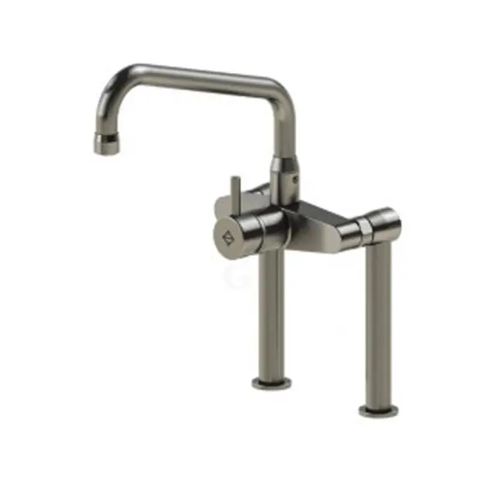Garantierte Lieferung Echtermann Zweiloch-Einhebel-Mischbatterie 1\\/2 Zoll mit HU-Auslauf, A= 260 mm, H=360 mm