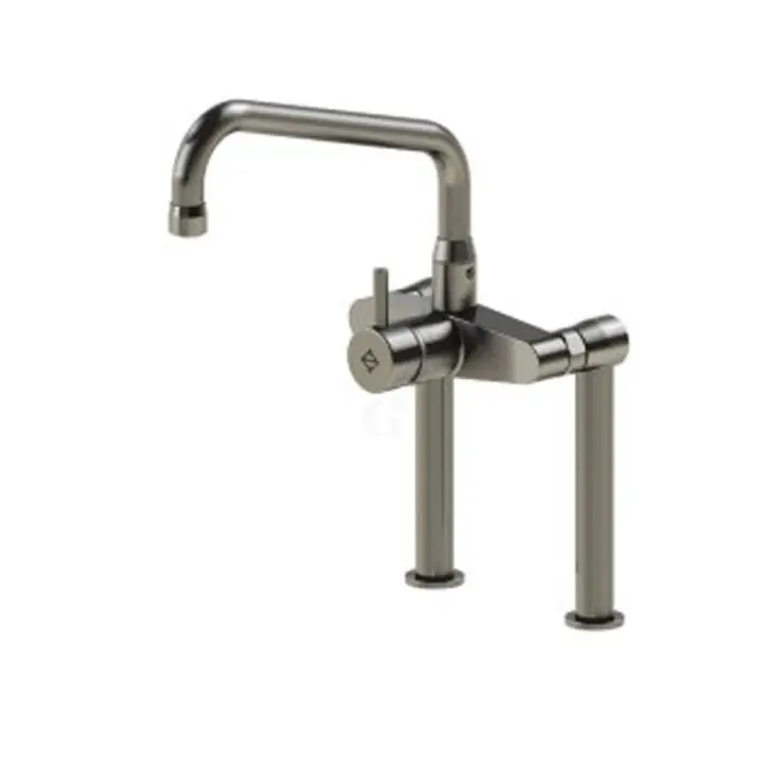 Preiswert Echtermann Zweiloch-Einhebel-Mischbatterie 1\\/2 Zoll mit HU-Auslauf, A= 260 mm, H=310 mm