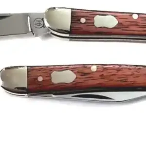 0130 HARTKOPF Taschenmesser Rotholz 2-teilig Łatwy zwrot