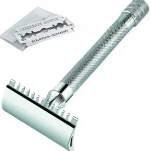 25 C MERKUR Rasierer mit offener Zahnung und langem Griff Kup online