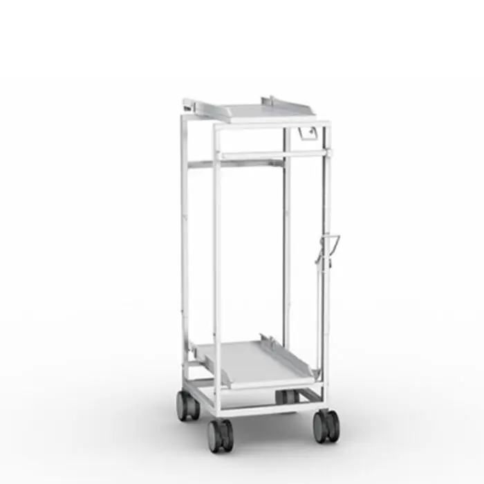 RATIONAL Transportwagen für Typ 6-2\\/1, 10-2\\/1, Version Combi-Duo, höhenverstellbar Must-Have