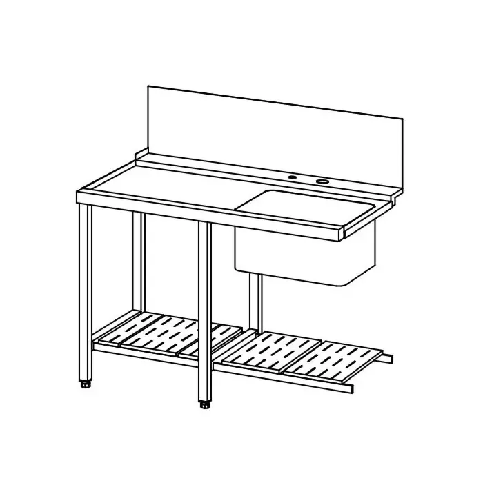 Knallerangebot Winterhalter Zulauftisch 1200 mm für PT Serie BR 712