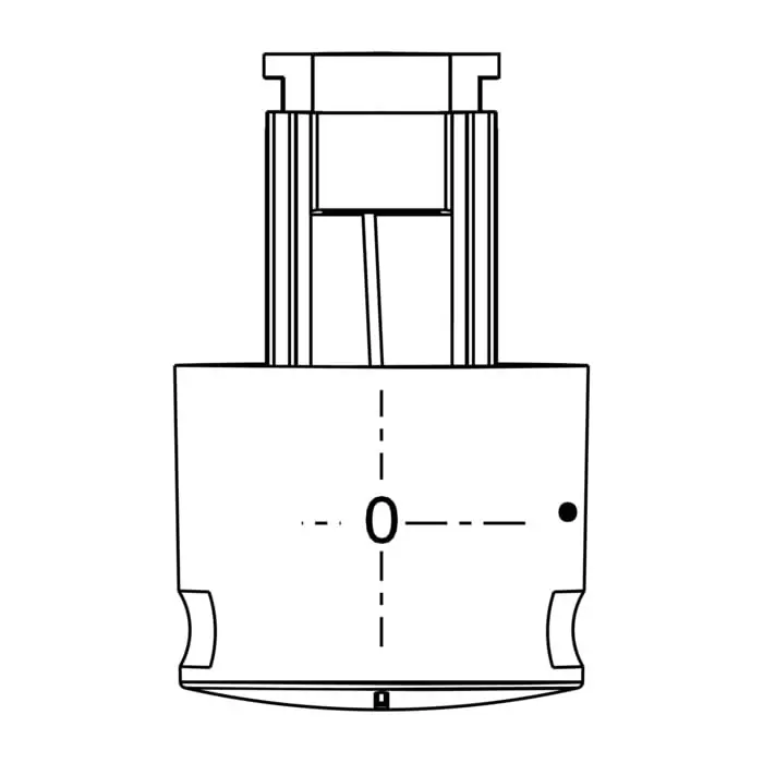 Markenprodukt Knebel,doppelter Energieregler,Inox,9-0