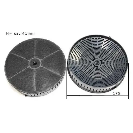 Abverkauf WPRO Kohlefilter Typ 57 / AMC072 (2 Stück)