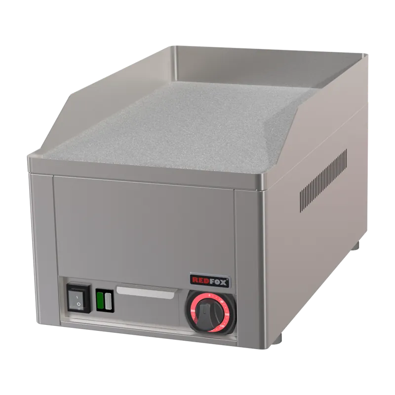 Markenware Grillplatte 32×48 elektrisch Durable Chrome glatt Tisch 230 V | REDFOX – FTHC 30 E