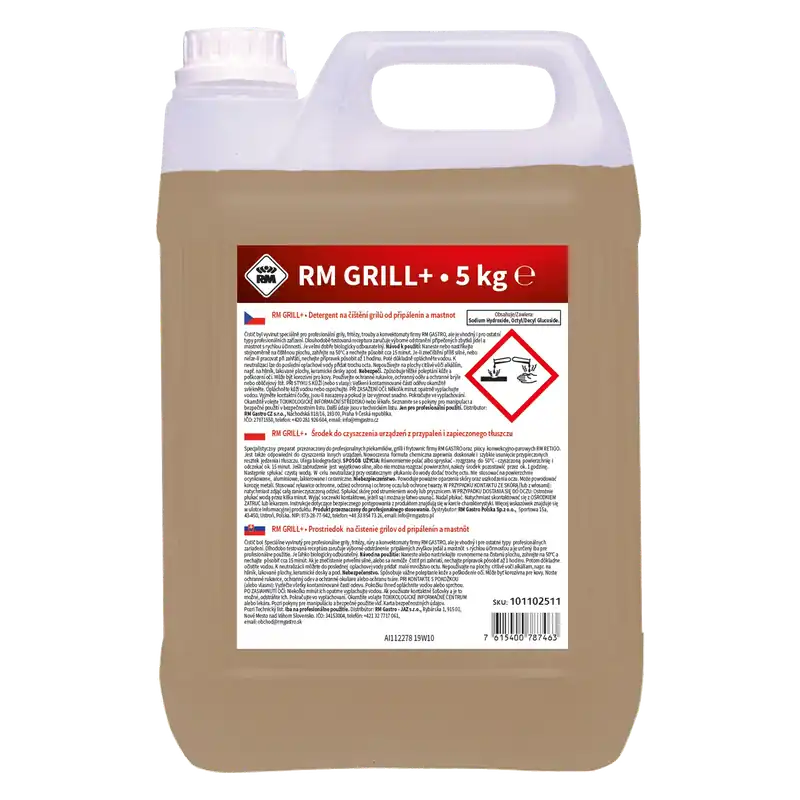 Versand Am Gleichen Tag Grill-Reinigungsmittel 5 kg | RM + REDFOX – RM Grill+ 5 kg