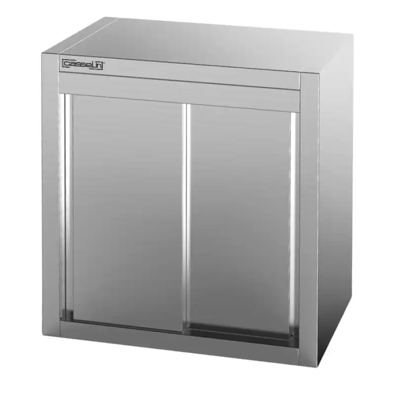 EDELSTAHL-HÄNGESCHRANK MIT SCHIEBETÜREN 800 MM Preis Gesenkt