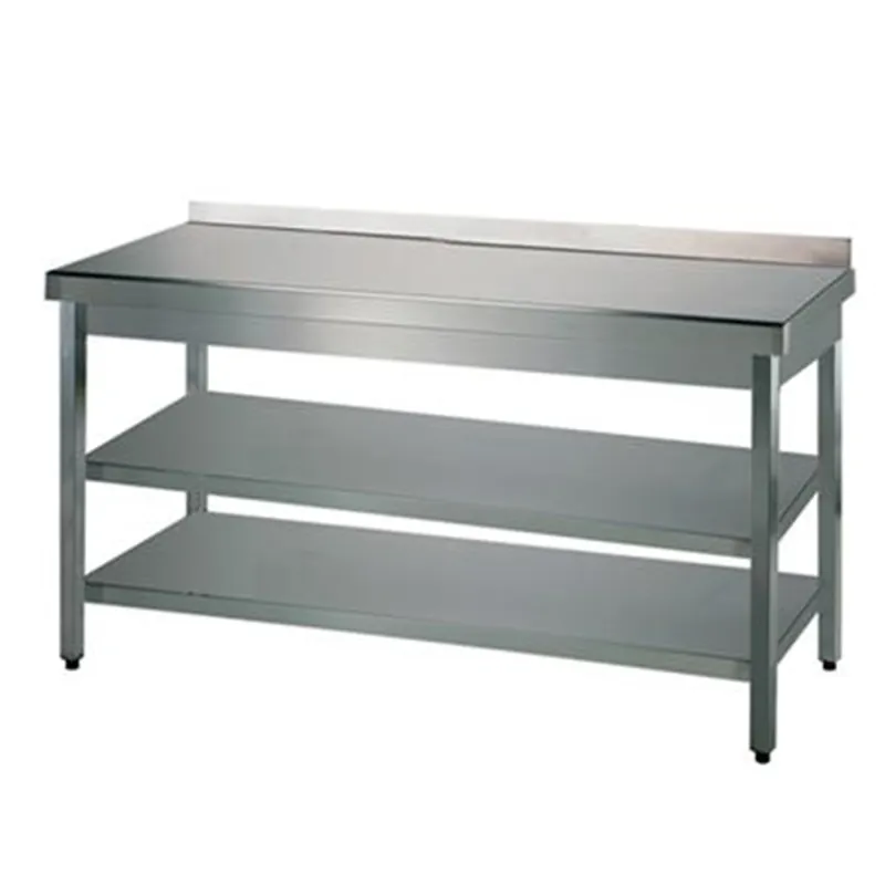 Abverkauf Arbeitstische mit Aufkantung mit Grund- und Zwischenboden – 1600 x 700 x 850 mm