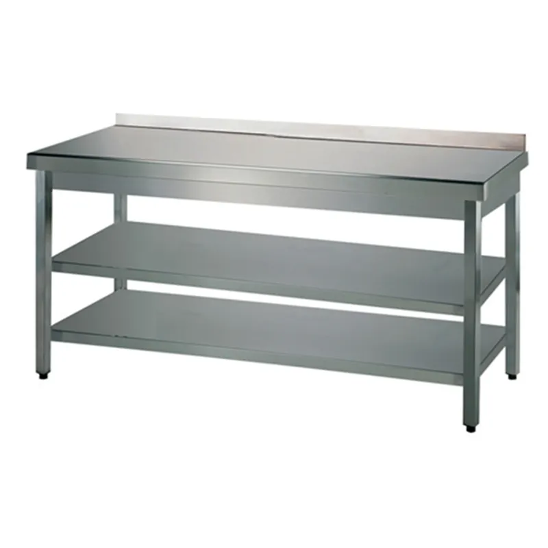 Abverkauf Arbeitstische mit Aufkantung mit Grund- und Zwischenboden – 1200 x 600 x 850 mm
