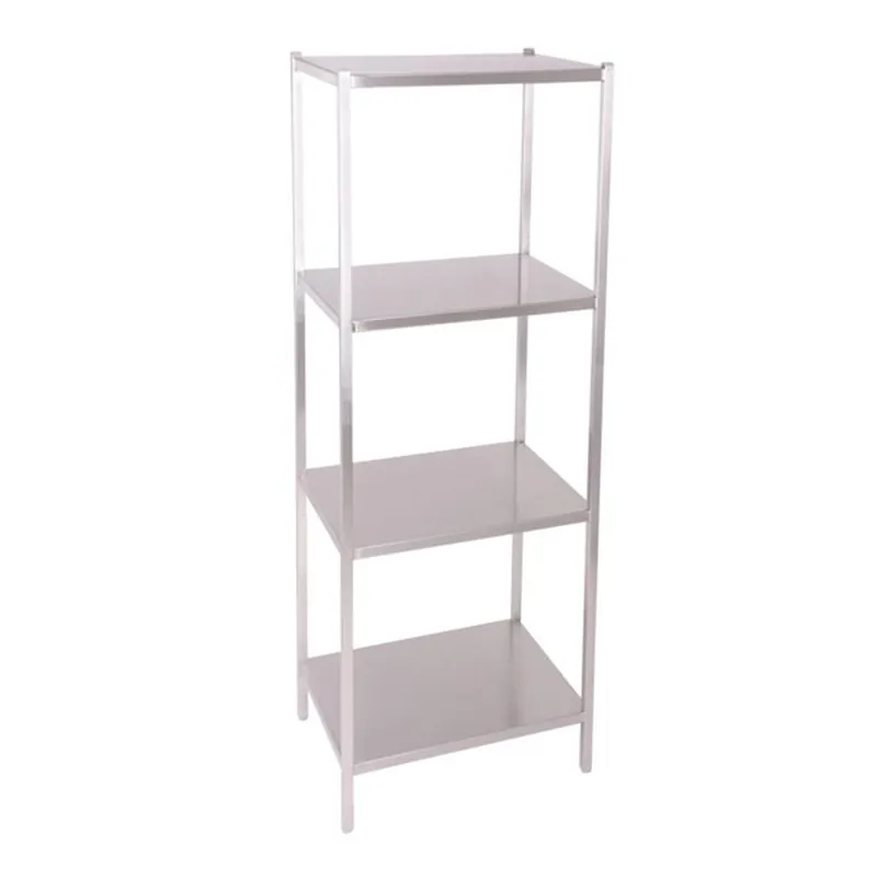 Abverkauf Edelstahlregal – B 1200 x T 400 x H 2000 mm