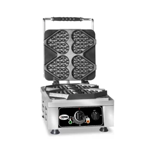 Waffeleisen – 4 x 13,2 x 12,5 x 2,4 cm – 2,2 kW – KGW04 Neu Im Sortiment