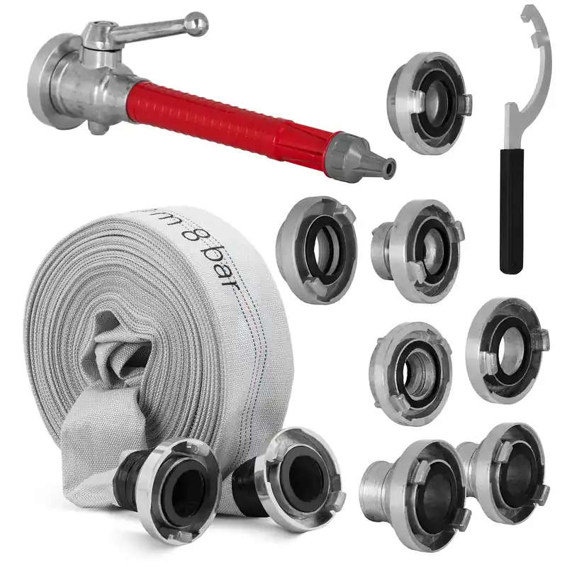Heißes Angebot Komplettset Bauschlauch – 2″ – 30 m – 0 – 8 bar – Storz – mit umfangreichen Zubehör