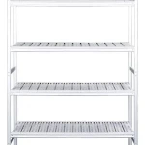 `Alu- Regalboden mit Kunstoffrosten 373x532mm Kostenloser Rückversand