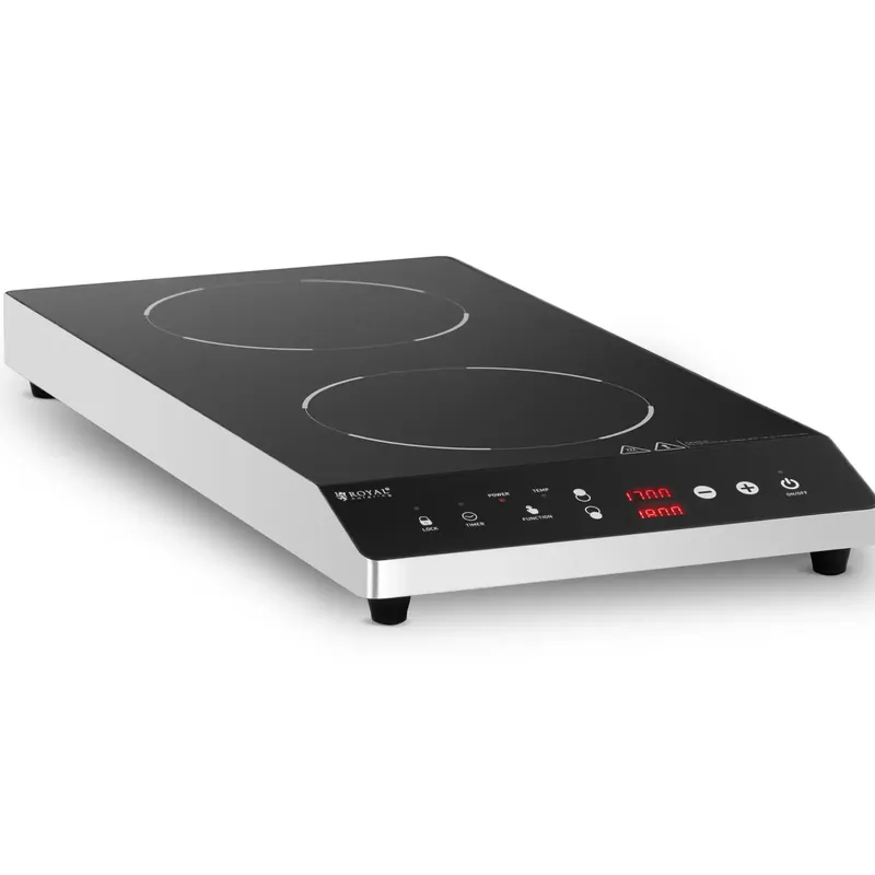 Rabatt Induktionsplatte – 2 x 22 cm – 60 bis 240 °C