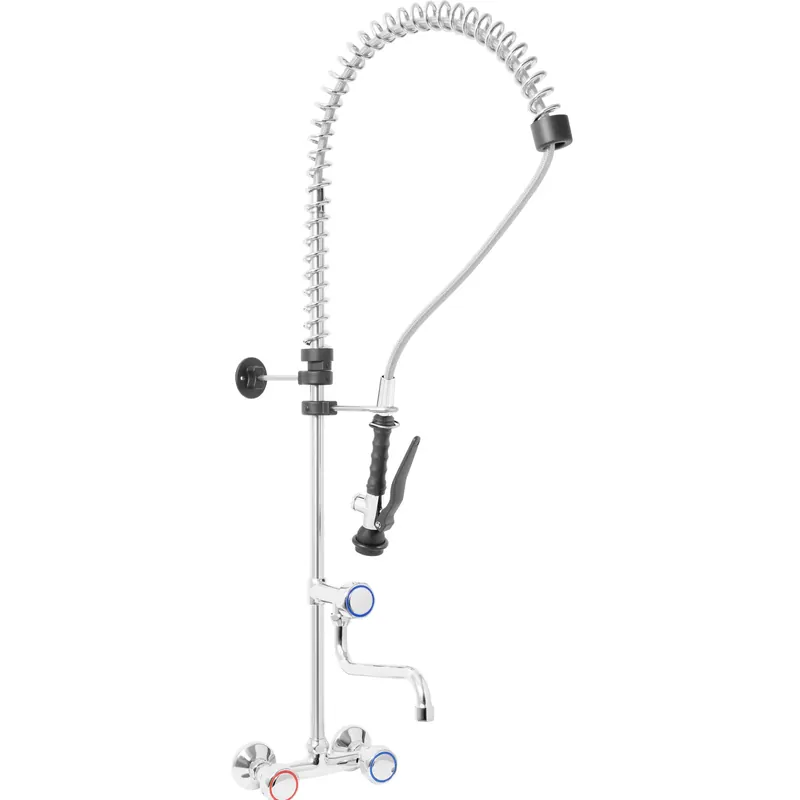 Zweiloch-Geschirrwaschbrause – Wasserschlauch 1000 mm – Wasserhahn 220 mm – Haubengriffe Schneller Versand